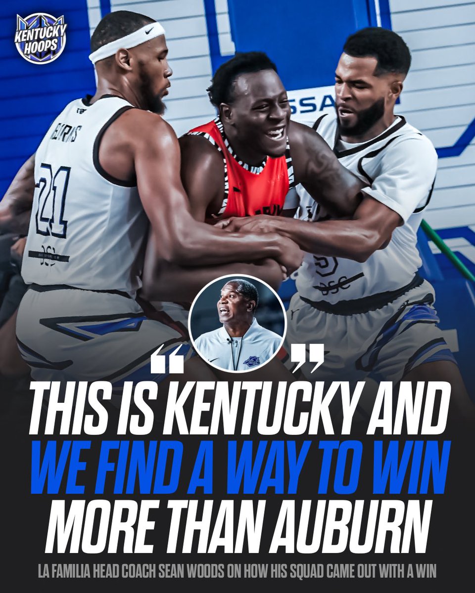 kentuckyhoopsig's tweet image. Coach Sean Woods says in his postgame press conference that the Wildcats “find a way to win more often to Auburn” 😼😂
