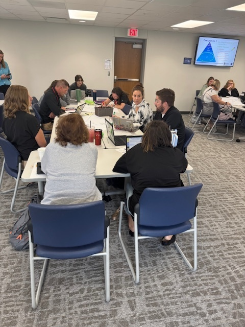 ESU_16's tweet image. Districts gathered at ESU 16 in North Platte for an MTSS Retreat.  ESU 16 Special Education and T&amp;amp;L teamed with NeMTSS to work with districts on their MTSS processes.