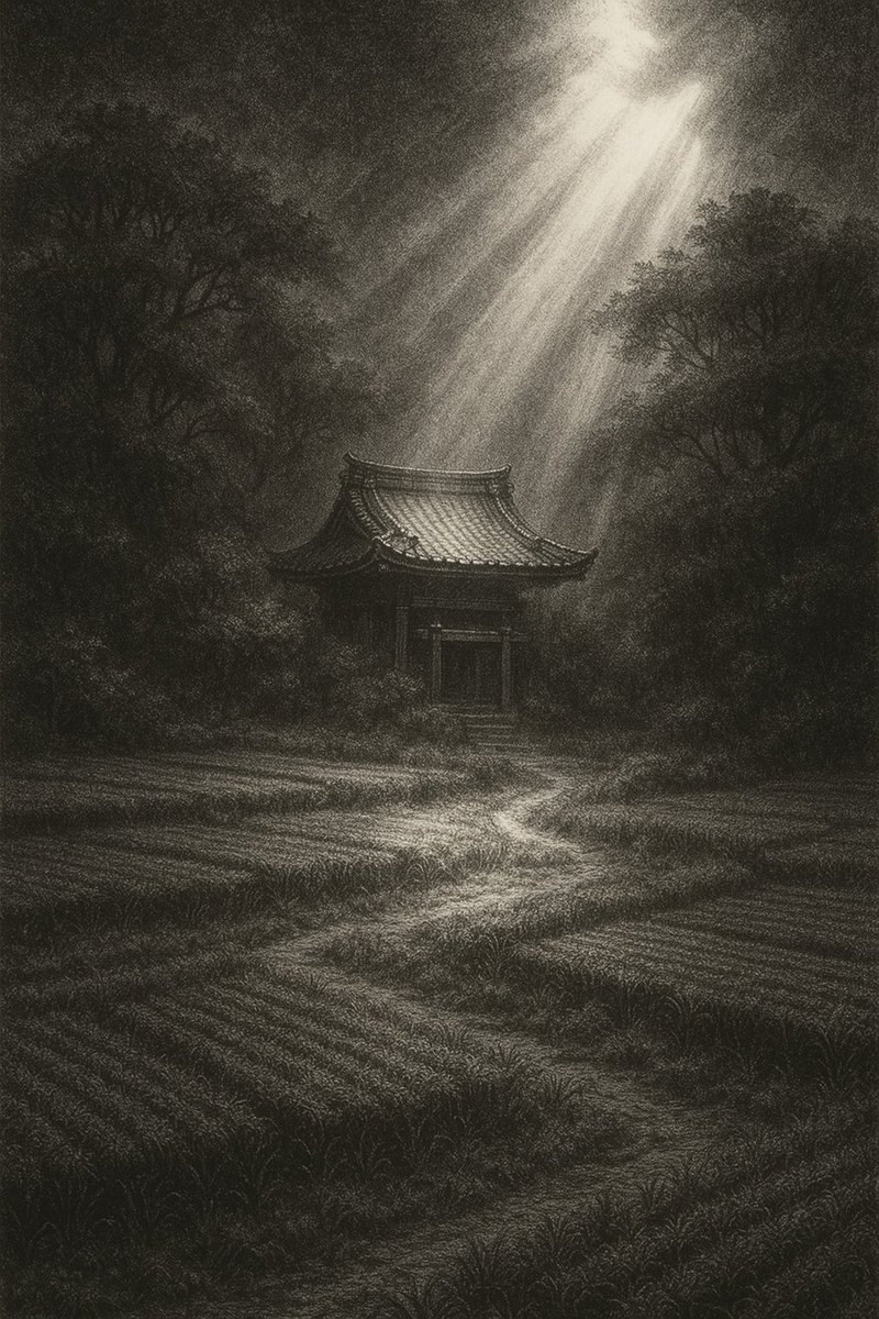 trohsgib's tweet image. The days you thought belonged to dreams have quietly arrived, cloaked in mist and light, waiting where the old path bends.