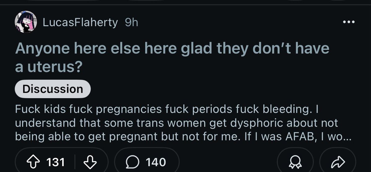 Skyemoder's tweet image. it sucks that r/mtf is one of the worst trans spaces on the internet, imagine being an egg or young transitioner and one of the first communities you find demonizes diy, doesn’t allow hrt or dysphoria talks, and upvotes fetish posting by obvious sissy crossposters. its bleak.