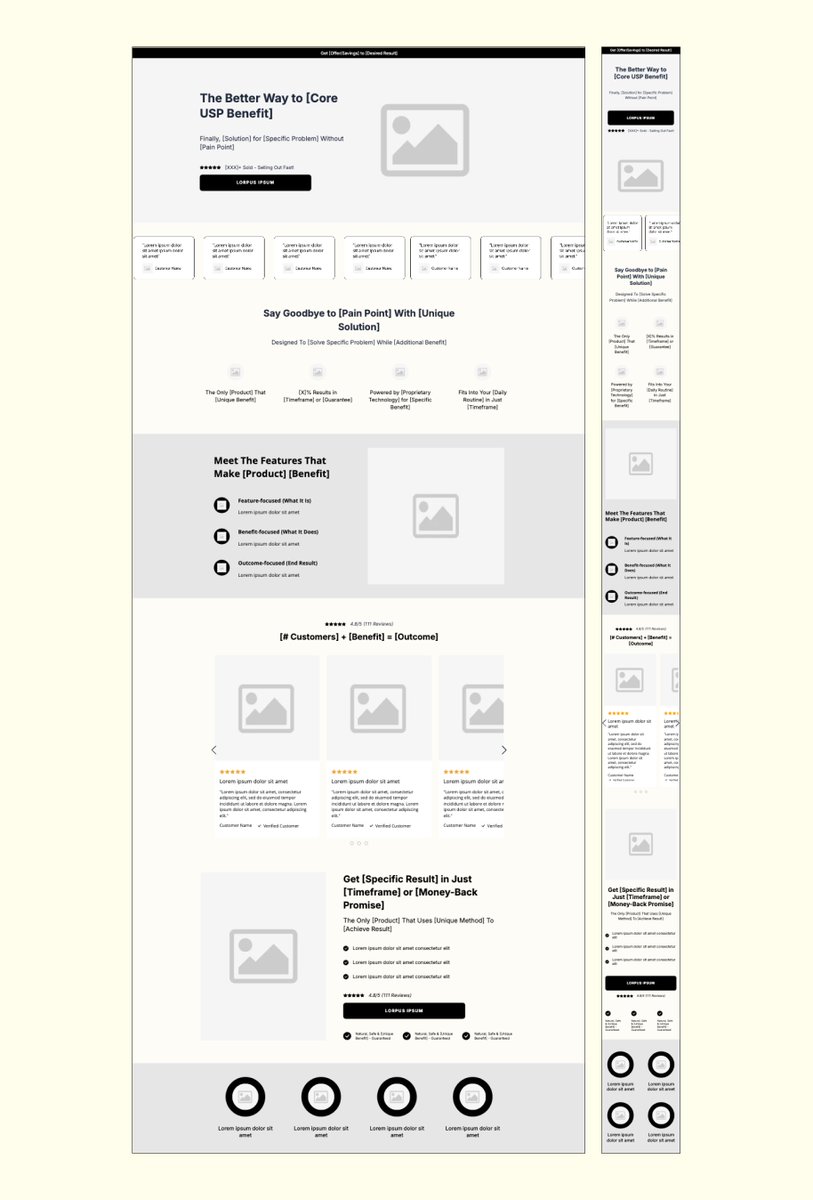 Example of a Presell landing page

ad → this page → product page

Comment below for Replo link