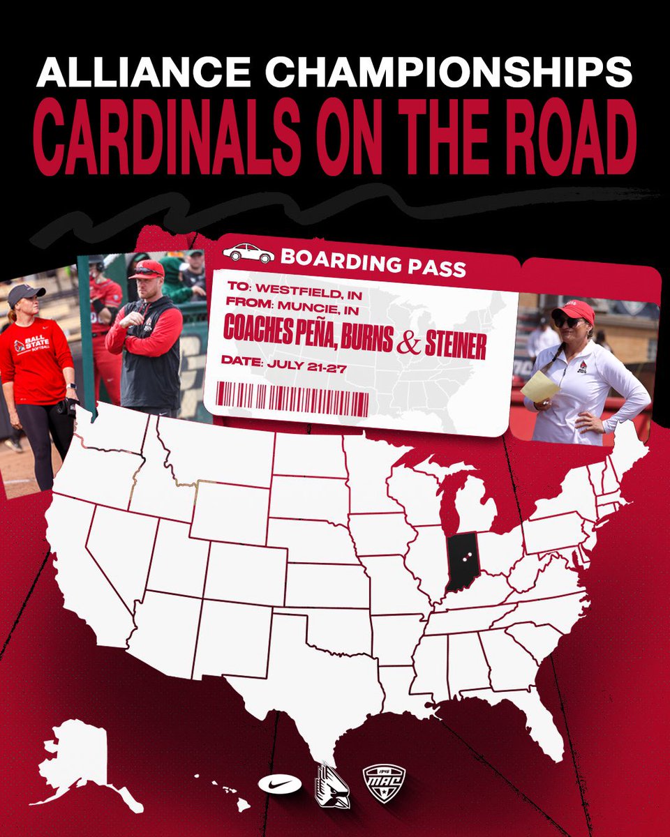 BallStateSB's tweet image. 👀 ALL 3 coaches will be on the hunt for future Cardinals this week at Alliance Championship🏆💪🏽
#ChirpChirp X #Wefly