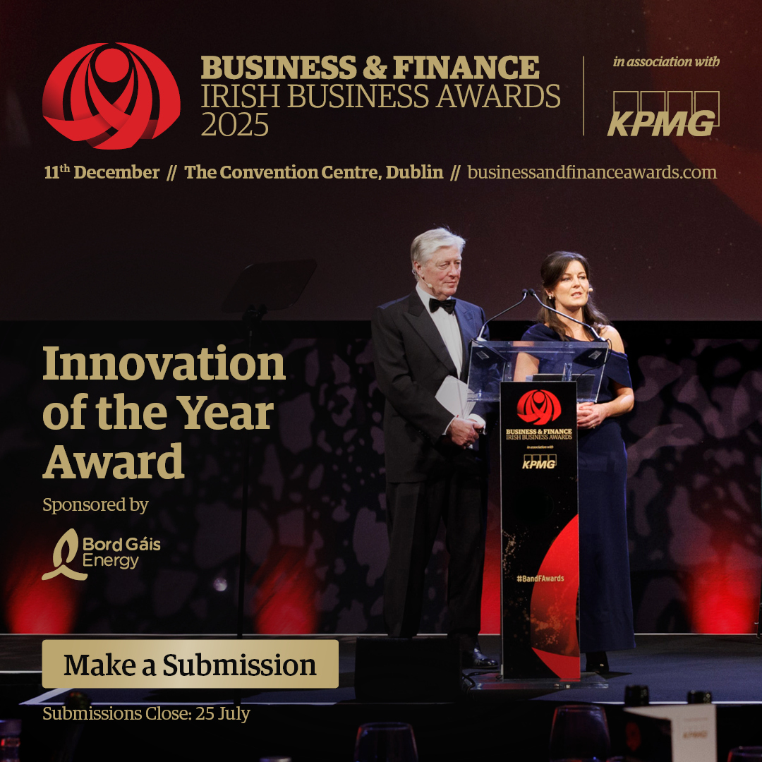 BandF's tweet image. Innovation of the Year Award
The Innovation of the Year Award, sponsored by @BordGaisEnergy, recognises a company leading with creativity, ambition, and impact.
This award celebrates bold thinking — honouring a breakthrough idea, product, or process that has delivered…