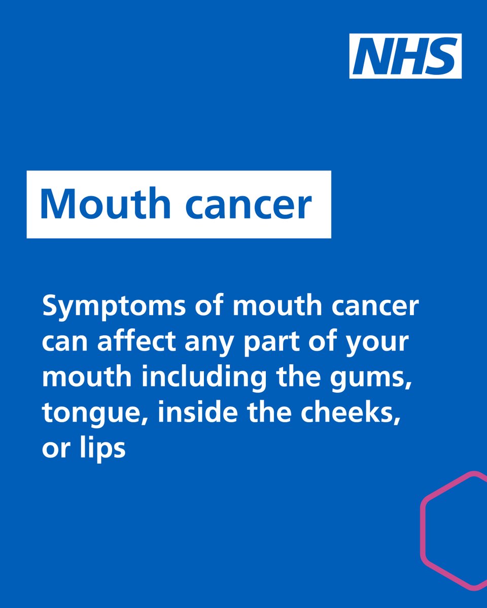 GM_Cancer's tweet image. Contact your GP or dentist if you notice any potential symptoms of mouth cancer. Learn more: bit.ly/3CunAkv
#GMMouthCancer