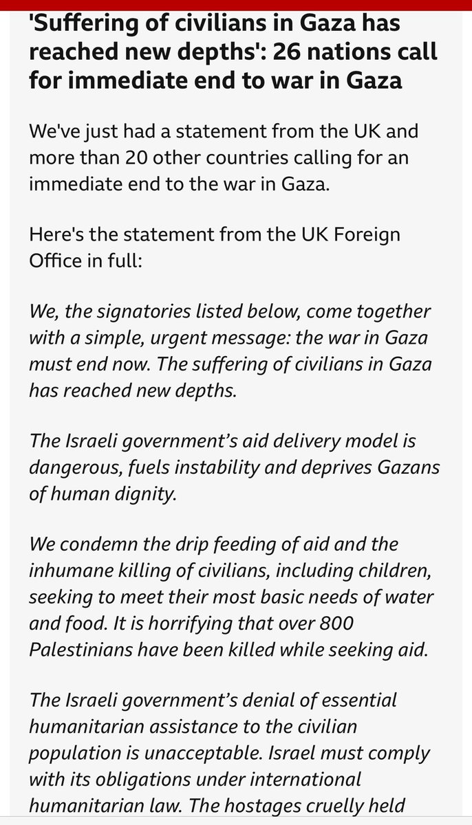 26 nations are at last beginning to call a spade a spade, but words will have to be supported by our actions. Our descendants will look back with horror on the way in which the world has stood by and watched this genocide happening.