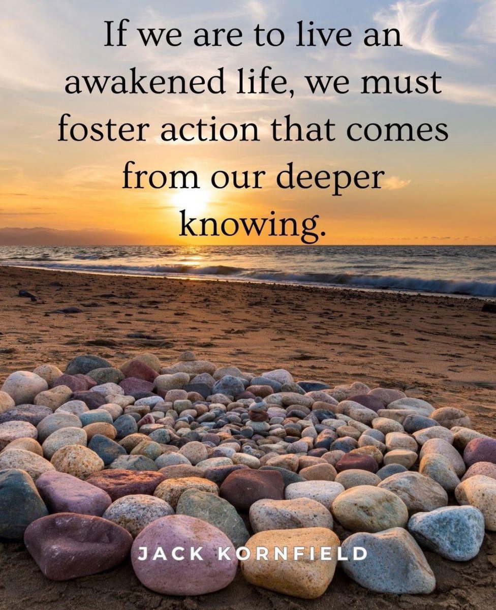 With loving kindness, notice the energy of the mind—a river of thoughts, feelings, images, and words. You can hold it all in loving kindness and say, ‘Thank you for all that work, I’m okay just now, you can relax.’ 🧘🌻

#buddhanature #relax #awakening #spirituality #mindfulness