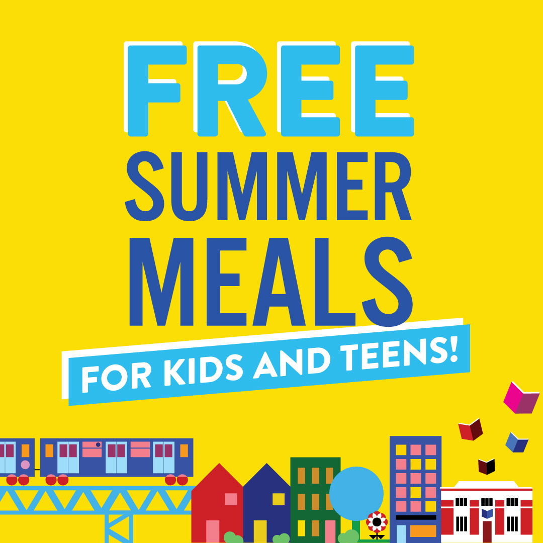 QPLNYC's tweet image. Queens Public Library is providing FREE lunches for kids and teens!
You don't need to register—just come to one of our participating QPL branches from 1PM-2PM, Monday through Friday.
Learn More about #FreeSummerMeals.
queenslibrary.org/programs-activ…