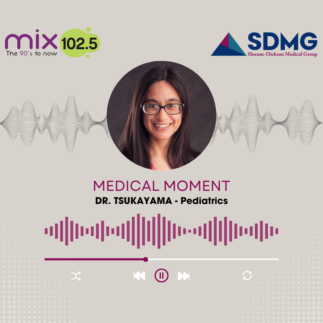 🎙️ Tune in for this month’s Medical Moment with Dr. Tsukayama as she discusses Pediatrics Walk-ins for sick patients, tick bites, and important health and wellness information.

🩺Click here to listen: bit.ly/TsukayamaMedMo…

#MedicalMoment
#Pediatrics
#SlocumDickson