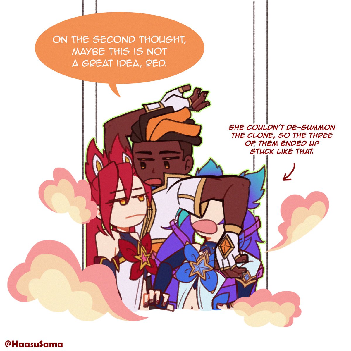 HaasuSama's tweet image. Stopable duo πππ
A collaboration between me and @/jinxesbraid π Pls check and give her art more supports!!
#timebomb