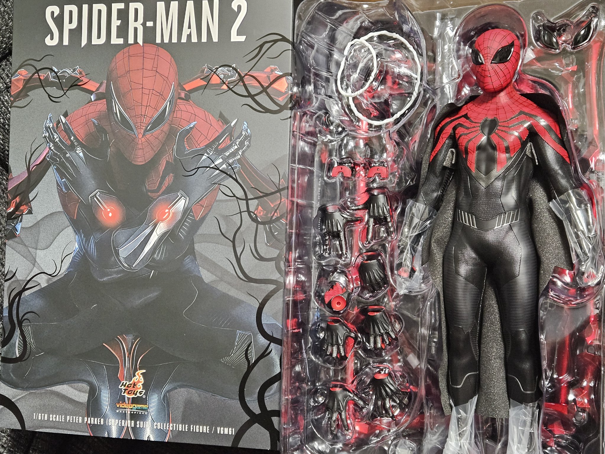 ホットトイズ　スパイダーマン　スーペリアスーツ ビデオゲーム・マスターピース】『Marvel's Spider-Man 2』1/6