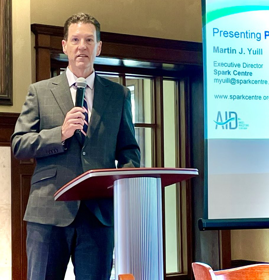 It was a great pleasure to introduce Betterfrost Technologies at the Angel Investors Durham pitch event. 

Betterfrost exemplifies how innovation-led entrepreneurship is creating new companies and jobs of the future. 

Thx to #angelinvestorsdurham.