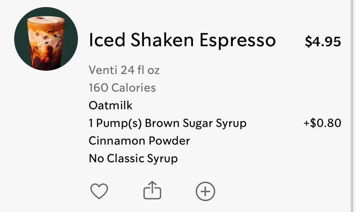 Jodicab22's tweet image. Starbucks; “We won’t charge for alternative milk!” Hooray!
Also Starbucks: That’ll be 80 cents for one singular pump of brown sugar syrup.