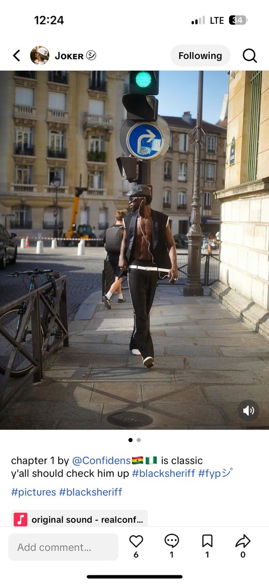 Joker just used Chapter 1 by <a href="/RealConfidens/">CONFIDENS</a> as background music together with Black sheriff photos on TikTok….. Afa awie 🔥