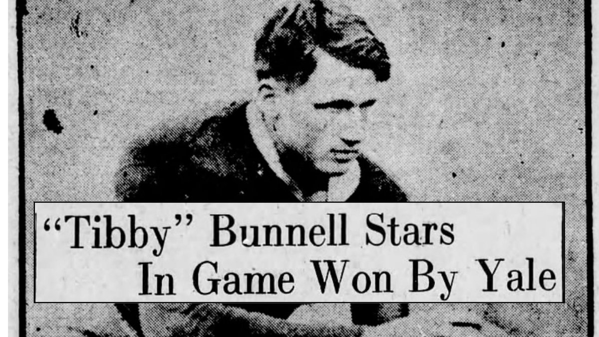 Matt Bufano (@mattbufano) on Twitter photo About 100 years ago, Scranton’s Tibby Bunnell was on top of the world at Yale. He captained the football and swim teams and, as QB, engineered an upset that shocked college football. <a href="/pa_fb_history/">PA Football History</a> <a href="/yalefootball/">Yale Football</a>
Read more: mattbufano.substack.com/p/tibby-bunnel… About 100 years ago, Scranton’s Tibby Bunnell was on top of the world at Yale. He captained the football and swim teams and, as QB, engineered an upset that shocked college football. <a href="/pa_fb_history/">PA Football History</a> <a href="/yalefootball/">Yale Football</a>
Read more: mattbufano.substack.com/p/tibby-bunnel…