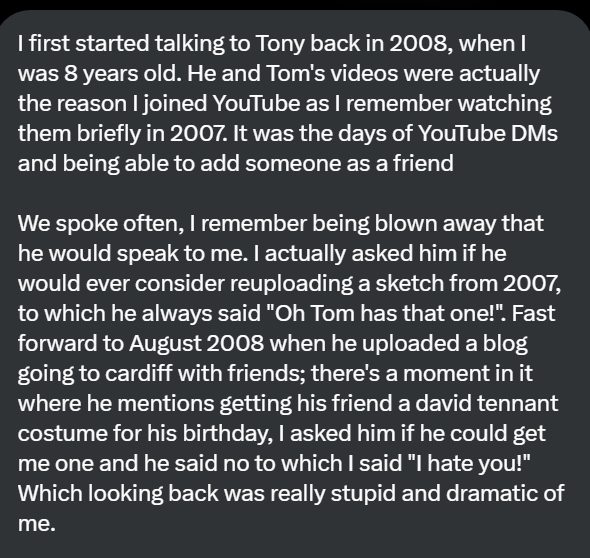 zebchop's tweet image. DMs from a friend. Permission was given to post these