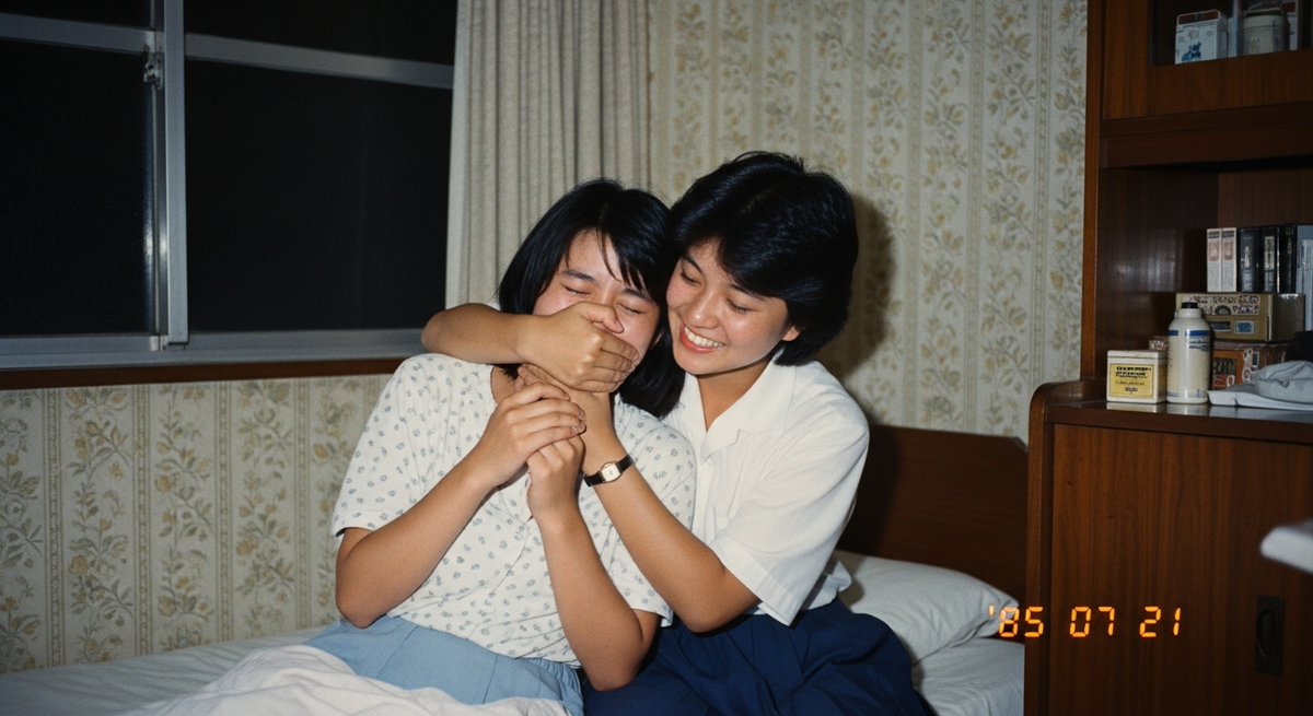 昔の写真風に背景を作ったDIDシーン。外国っぽくなったりイメージ通り作るのは難しいですが、AI任せでも面白いものができますね。 #Whisk