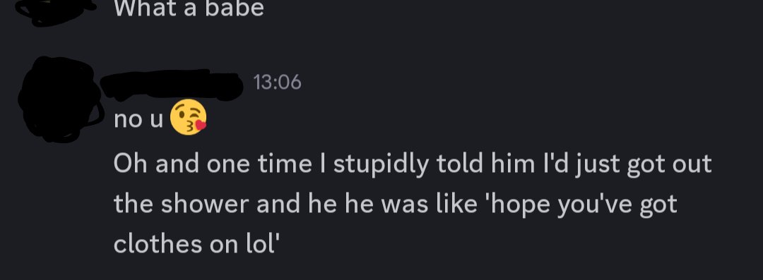zebchop's tweet image. DMs from another friend. Again, permission was given to share these