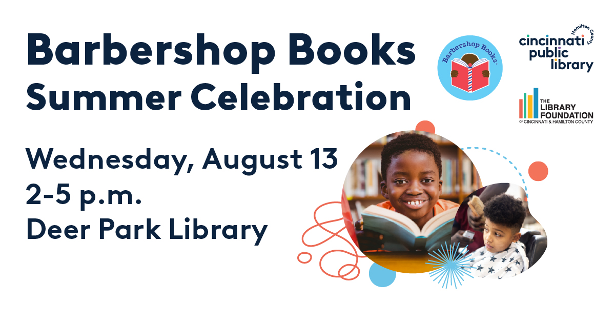 cincylibrary's tweet image. We are thrilled to announce a new pilot partnership between the Library and @BarbershopBooks. This program, funded by The Library Foundation, is dedicated to inspiring Black boys and other children to develop a lifelong love of reading.   

More info --&amp;gt; bit.ly/4lEW71f