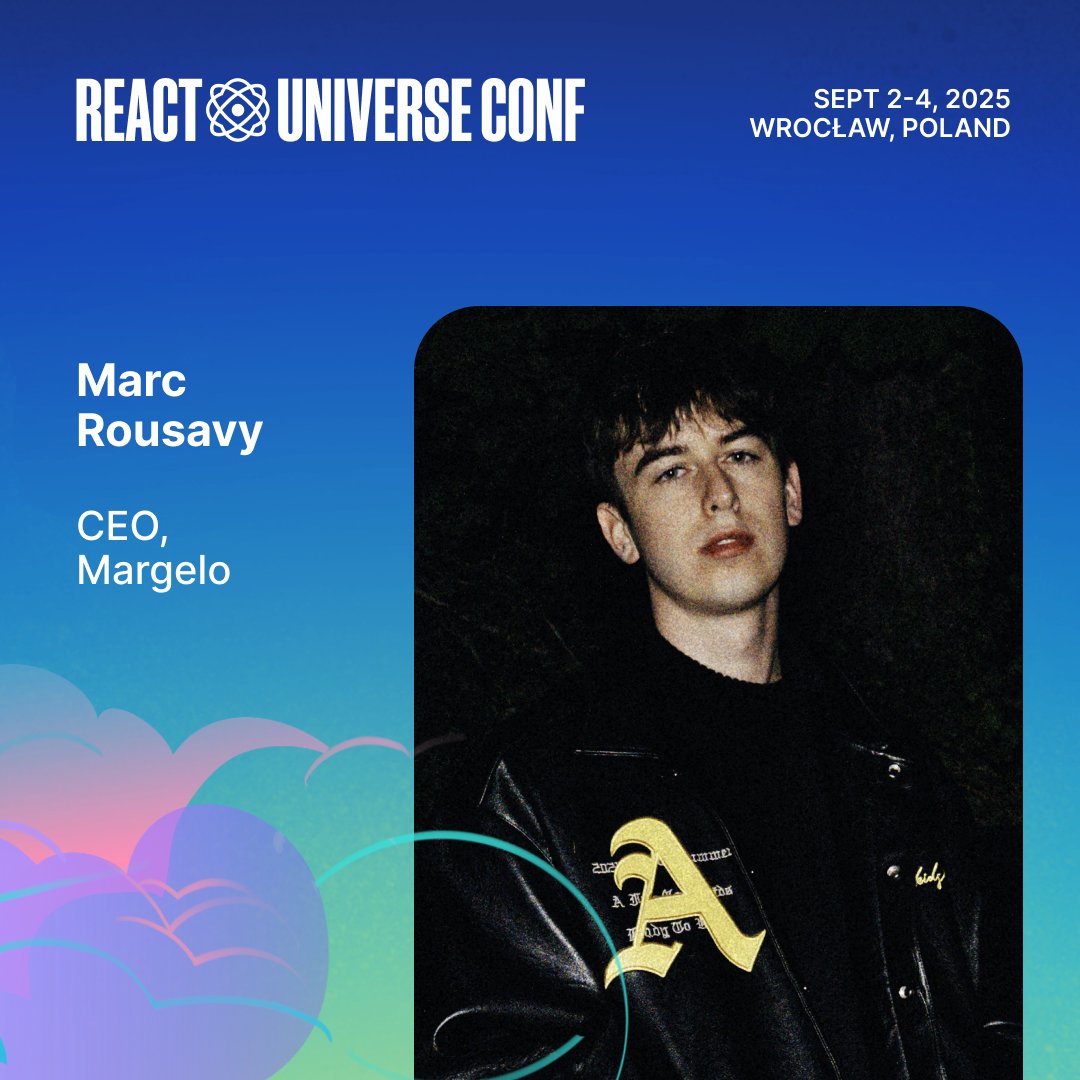reactuniverse_'s tweet image. 🔹 Meet the Speakers 🔹
Marc Rousavy is a React Native core contributor and maintainer of many popular open-source libraries in the React Native ecosystem, such as react-native-vision-camera, Nitro Modules, and react-native-mmkv.
You know it’s gonna be good when @mrousavy’s on…