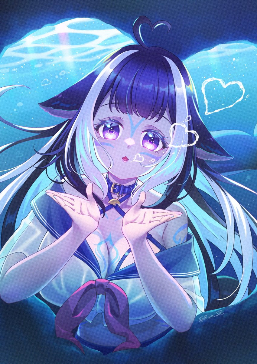 Reupload/再掲ですが🌊
#海の日 #seaday #ShylilyArt