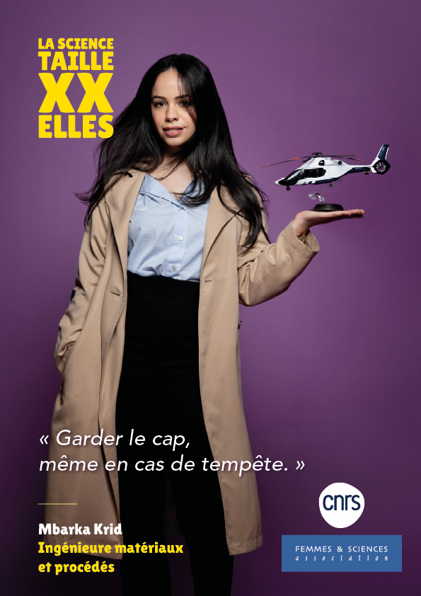 CNRS_Villejuif's tweet image. #ScienceXXelles.
Mbarka est ingénieure matériaux et procédés chez @AirbusHeli 🚁.
Elle explore les causes des pannes pour les éviter et teste de nouveaux matériaux. Peu importe le défi, Mbarka garde le cap !
Pour en savoir plus 👉 iledefrance-villejuif.cnrs.fr/fr/personne/mb…
