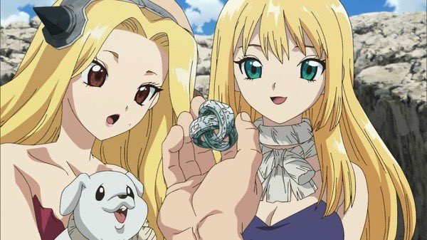 DcstGirls's tweet image. minami and ruri #drstone