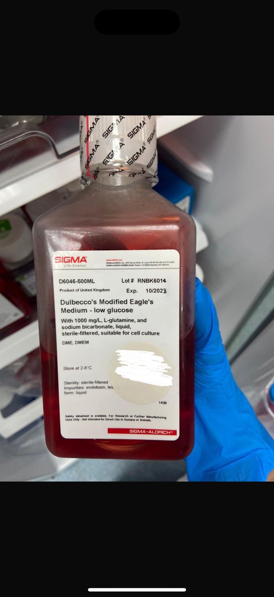 السلام عليكم، 
محتاجين علبة وحدة من الmedia هذة بأسرع وقت cell line. 
الي عنده بليز يتواصل معاي واكيد راح ندفع الي تبون بس نحتاجه ضروري والشركات تاخذ وقت عالاقل شهر. شكراً لكم