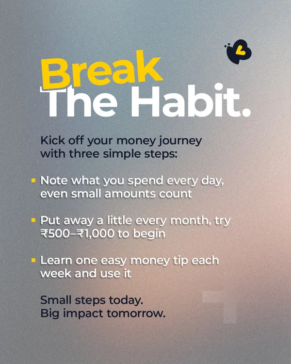 You don’t have to wait to get money smart. Start small, stay consistent, and watch your savings grow. Your future self will thank you!

#KreditBee #KreditBeeApp #KreditBeeIndia #KreditBeeHainNa #BreakTheHabit #FinancialTips #FinancialEducation

[KreditBee, KreditBee App,