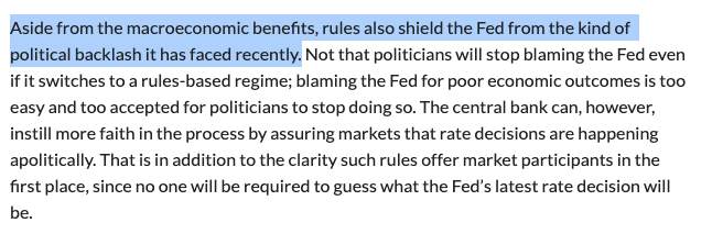 .<a href="/JaiKedia/">Jai Kedia</a> says the Fed should adopt a rules-based approach—not rely on discretionary decision-making.

In such a system, the Fed would follow a publicly known formula to set the federal-funds rate, with flexibility to adjust to exigent circumstances.