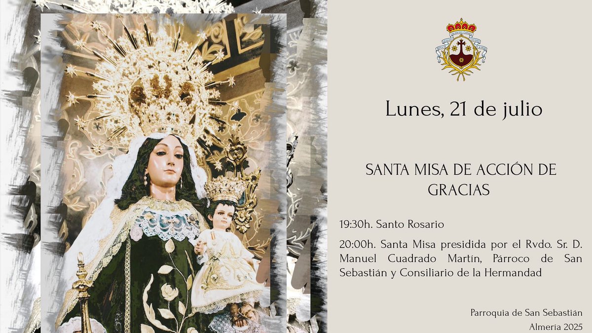 SANTA MISA DE ACCIÓN DE GRACIAS