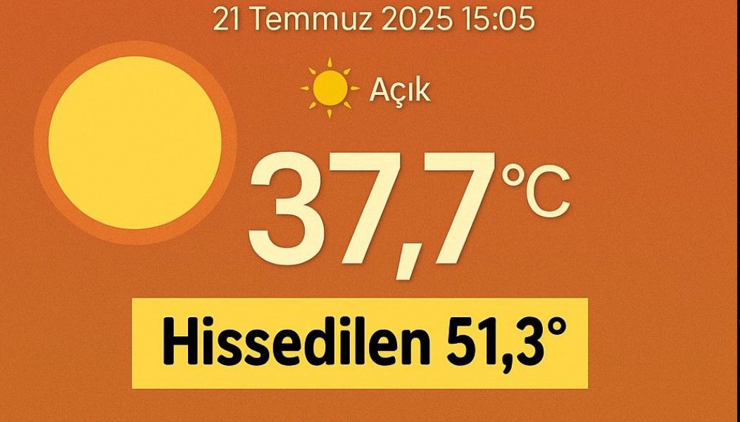 Kaç derecede🌡️ hissetmemeye başlayacaktık?🥵