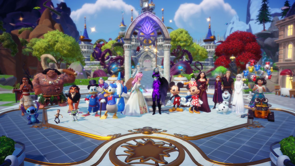 PrincessB00X's tweet photo. From forgotten to full of life - my friends that have returned to my Dreamlight Valley so far💖 Couldn’t resist capturing this moment with them! #disneydreamlightvalley #disneydreamlightvalleyavatar #disney #disneygames #gamer #twitch #Discord #twitchaffiliate #gamergirl #chaos https://t.co/CMGWOojWYw
