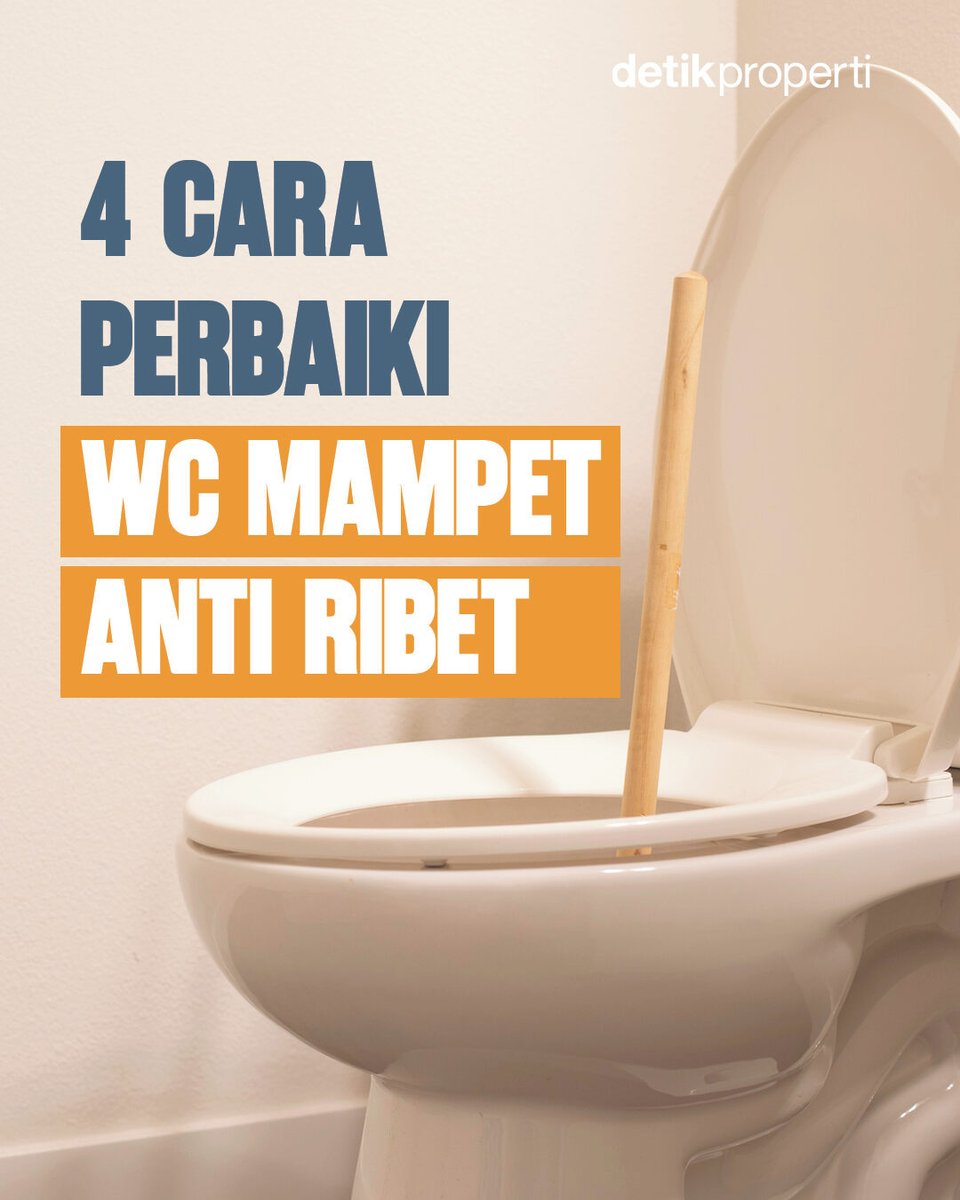 detik_properti's tweet image. Pernah mengalami WC mampet, detikers?⁣
⁣
Terus, gimana dong cara mengatasinya? Yuk, simak tipsnya di postingan berikut!⁣
⁣
#detikproperti #WC #mampet #tips #kloset #toilet