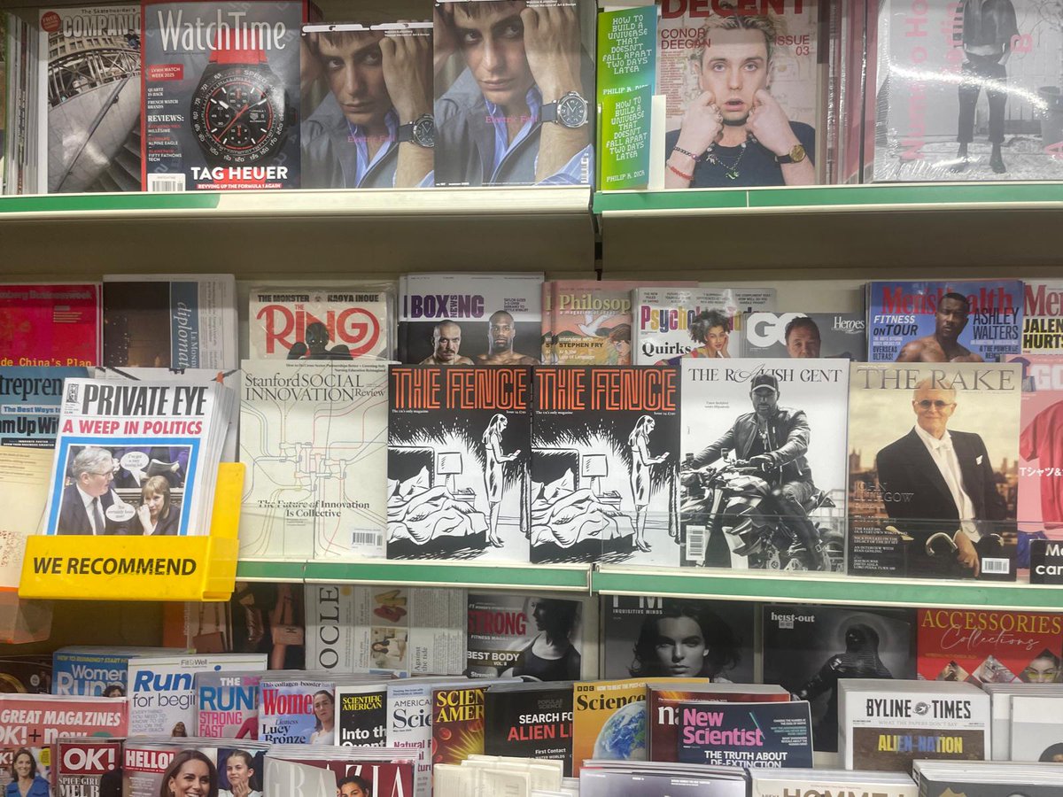 The_Fence_Mag's tweet image. Issue 24 is running the show at Good News on Berwick Street