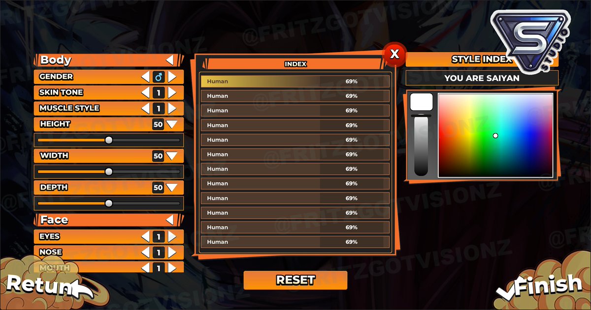 VisionzDev's tweet image. Part 2 of UI fully imported for an upcoming Roblox Dragon Ball Game made by me. 

Inspired by Bloxfruit and DBZ Kakarot  

Commed by Mywd      

#uiuxdesign #RobloxDev #robloxevent #RobloxUIs