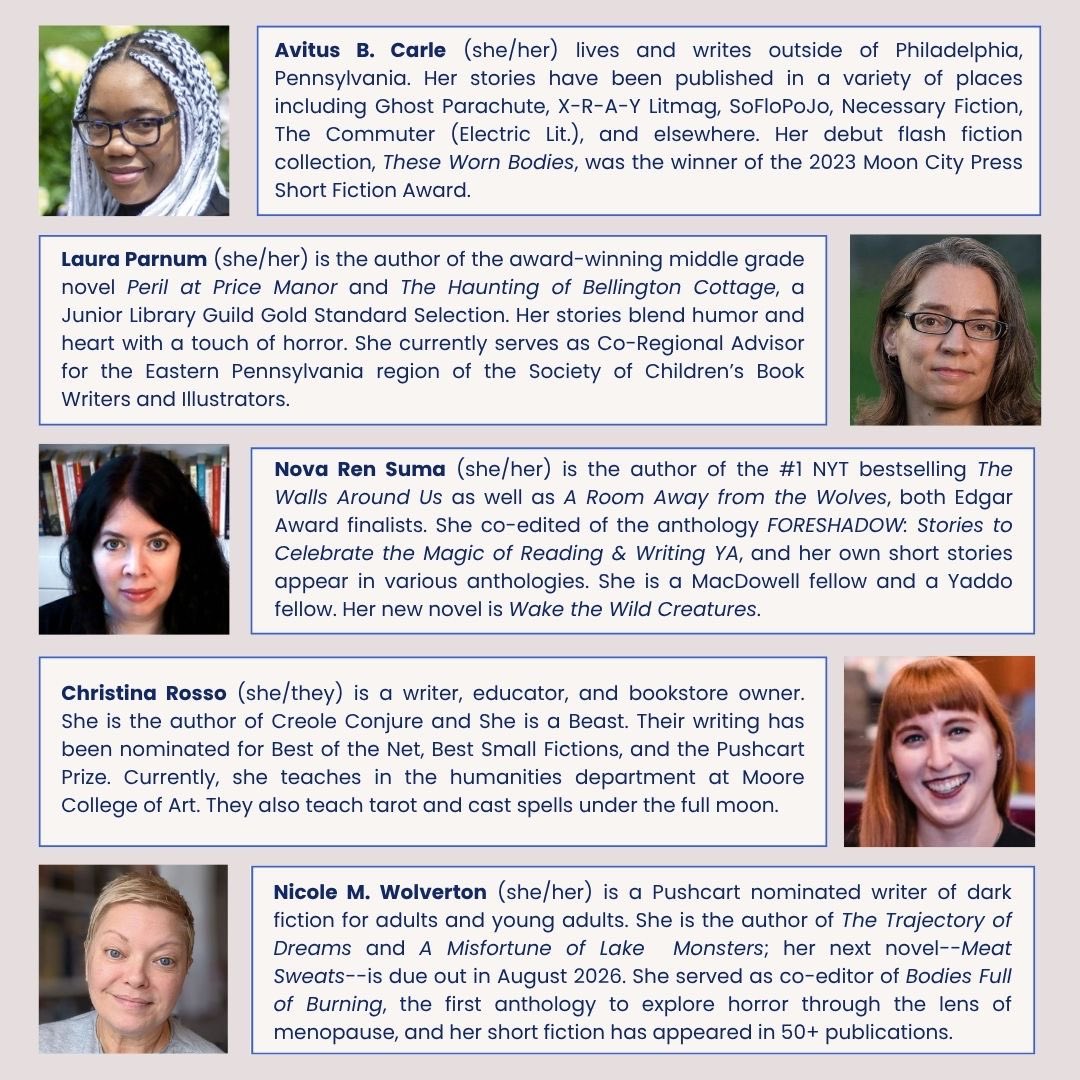 THESE WORN BODIES and I are hitting the streets once again!

We’re returning to our forever favorite indie bookstore <a href="/anovelideaphl/">A Novel Idea on Passyunk</a> in celebration and exploration of the 5 senses through literature alongside Nicole M. Wolverton, Laura Parnum, Nova Ren Suma, and <a href="/rosso_christina/">Christina Rosso-Schneider</a>!