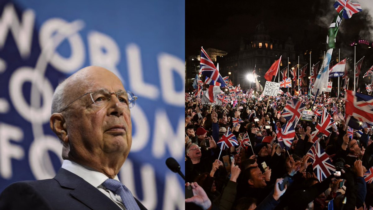 Inevitablewest's tweet image. 🚨BREAKING: The WEF rigged data to make Brexit appear unsuccessful, the Telegraph reports
The Globalists are in full panic mode.