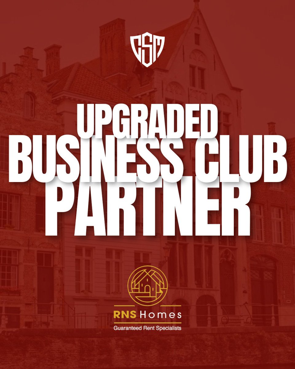 CSMLondonFC's tweet image. CSM x @rnshomes
🤝🏼 RNS Homes don't just renew... they upgrade! Taking their Gold tier package to a Platinum package for the 2025-26 season!
#CSM #TogetherThroughFootball