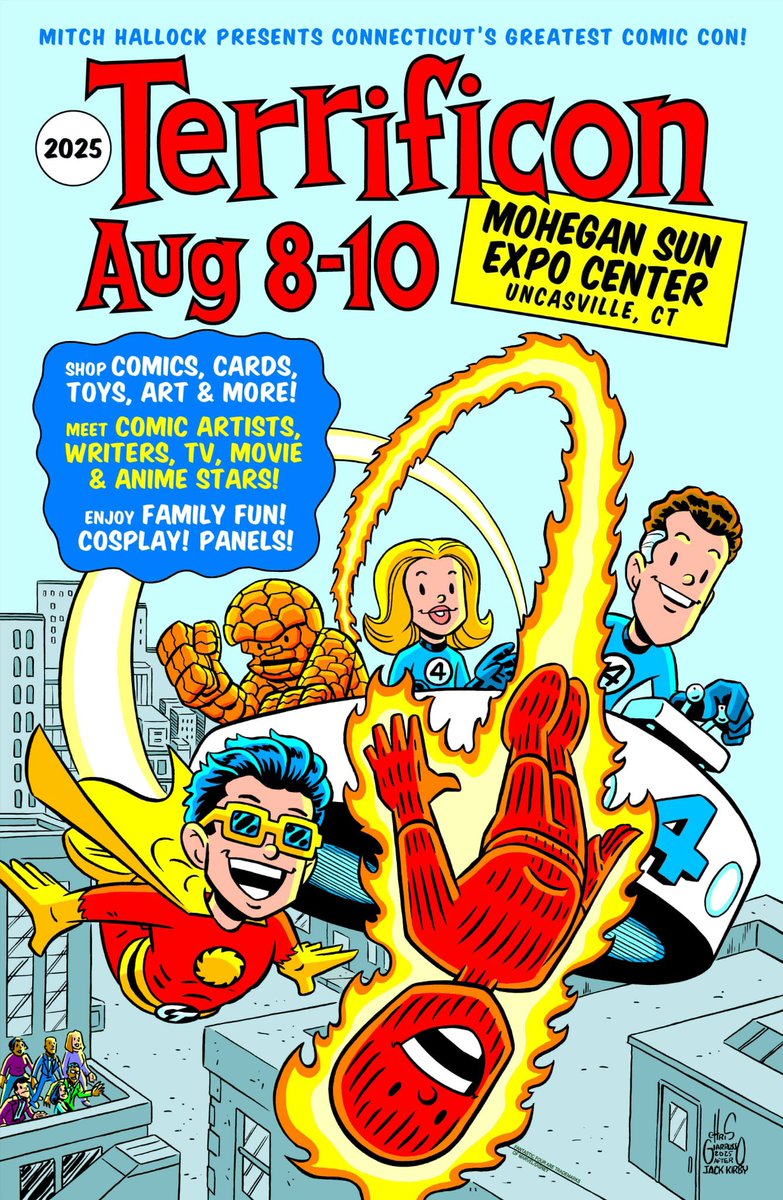 ItsTerrifiCon's tweet image. Get ready for a fantastic time for the whole family at TERRIFICON on Aug 8-10 at @MoheganSun #comiccon