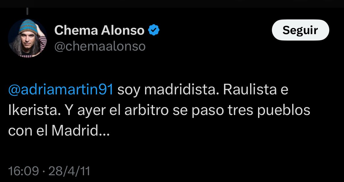 El nuevo responsable de IA del Comité Técnico de Árbitros se declaró abiertamente madridista.

La mujer de Mejía Dávila, delegado arbitral del Real Madrid, es la responsable del arbitraje femenino del CTA.

Ganar títulos para el Barça vale el doble.