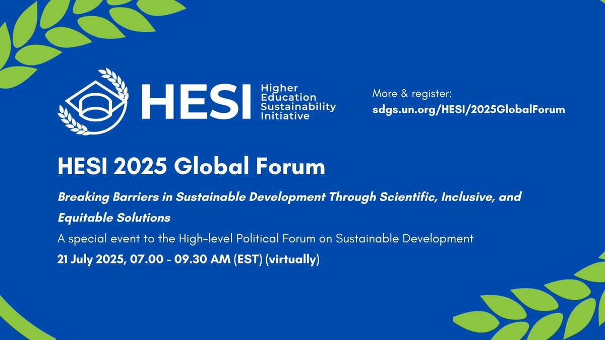 UNUIAS's tweet image. 💡 "I implore that you use today’s Forum to share your insights and build connections. The challenges are complex—but so too is the strength of our partnership, of our global community. "
— Our Director Shinobu Yume Yamaguchi in #HESI Global Forum
🔗 buff.ly/HoS8pvk