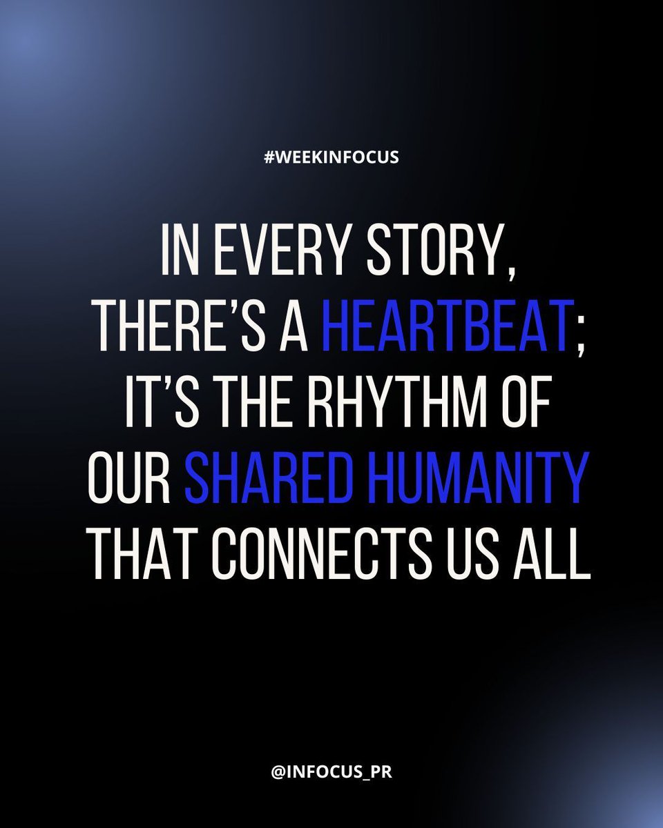 infocus_pr's tweet image. Is always about the heartbeat #WeekinFocus