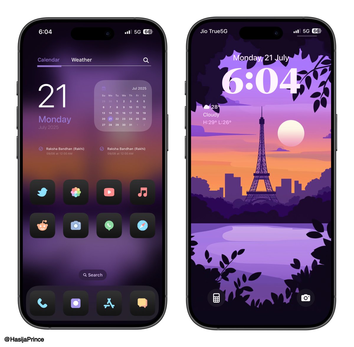 HasijaPrince's tweet image. Vibes☔️

Limo widgets @21MaRcO12 
Pastel icons @sam_beckman 
Wallpaper @AppsLab_Co 

🩷🤌🏻