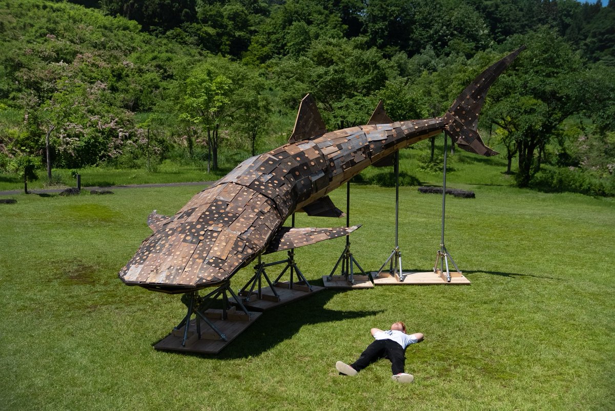 scrapanimal's tweet image. #海の日
甚兵衛鮫