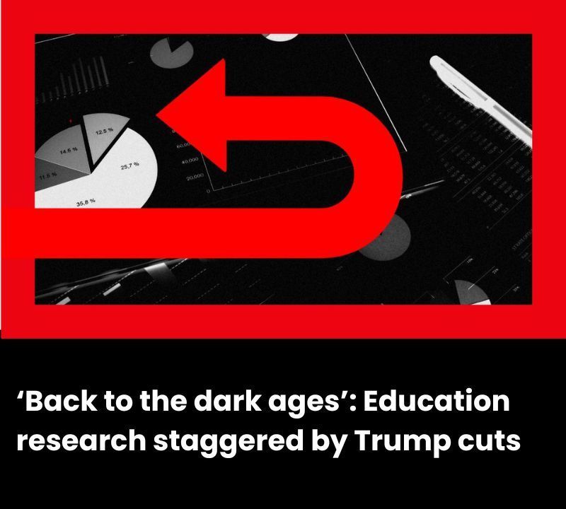 The74's tweet image. With contracts severed and grants rescinded, experts say Washington’s hit to K–12 research will set back the field for years. @KevinMahnken reports
Read more here: buff.ly/QC4kilb
