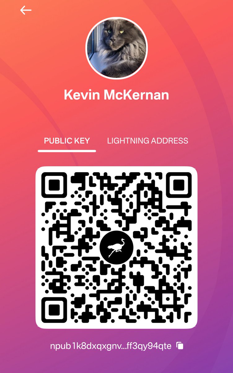Kevin_McKernan's tweet image. I am putting more of my content on Nostr/Primal.
Unlike @elonmusk platform, where I pay to get censored,
Nostr doesn’t censor and people can zap you BTC.