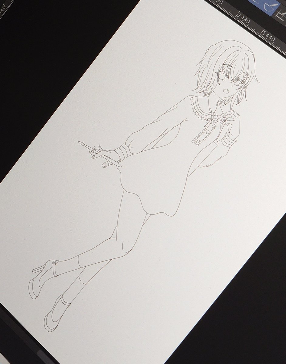 k_tsu_815's tweet image. こんな感じの絵を今描いてます。
#wip