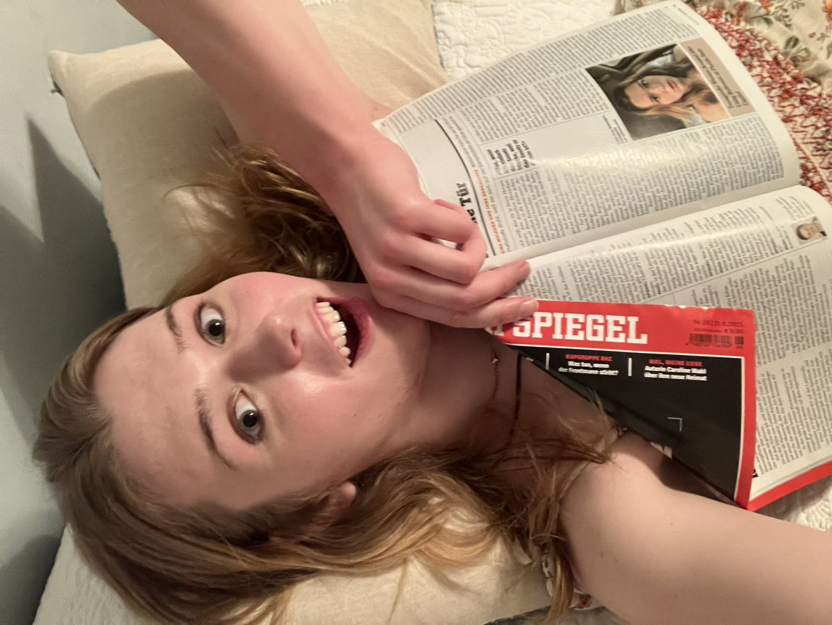 MarcyRheintgen's tweet image. I was in Der Spiegel, the biggest European magazine!