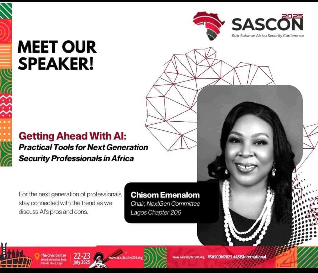 Bulwark_Intel's tweet image. Our executive, Chisom Emenalom, will be speaking at SASCON on &quot;Getting Ahead of AI&quot;! Join us to gain insights on AI in security &amp;amp; network with industry leaders. Send Email inquiries@bulwarkintelligence.com for more info! #SASCON #Cybersecurity