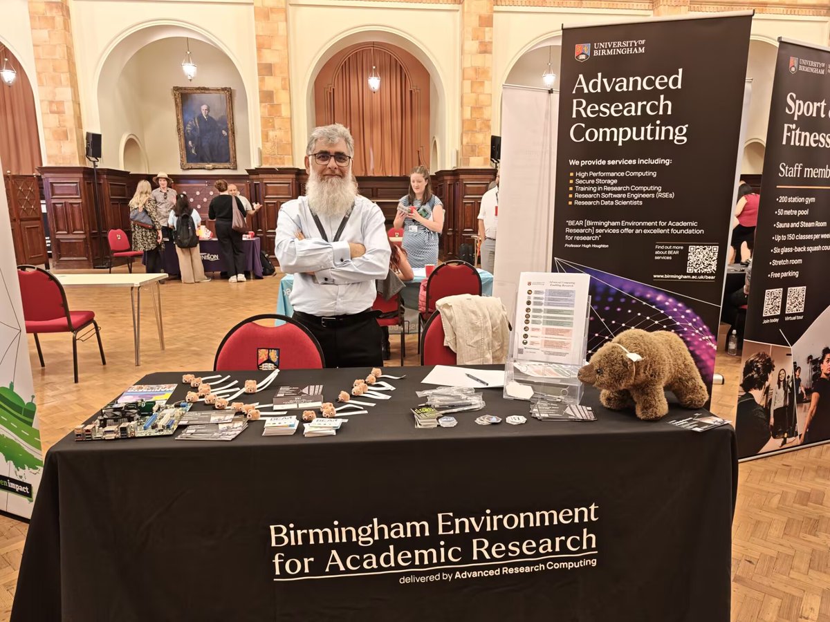 UoB Advanced Research Computing (BEAR) (@uob_bear) on Twitter photo We had a brilliant time at Central Induction today!
Great to meet so many new faces and share what we do. Thanks to everyone who came by!^YZ
<a href="/unibirmingham/">Uni of Birmingham</a> #uob We had a brilliant time at Central Induction today!
Great to meet so many new faces and share what we do. Thanks to everyone who came by!^YZ
<a href="/unibirmingham/">Uni of Birmingham</a> #uob